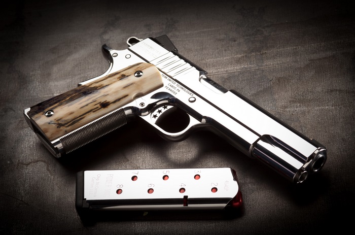 Cabot Guns 1911 pistol and magazine 4K
