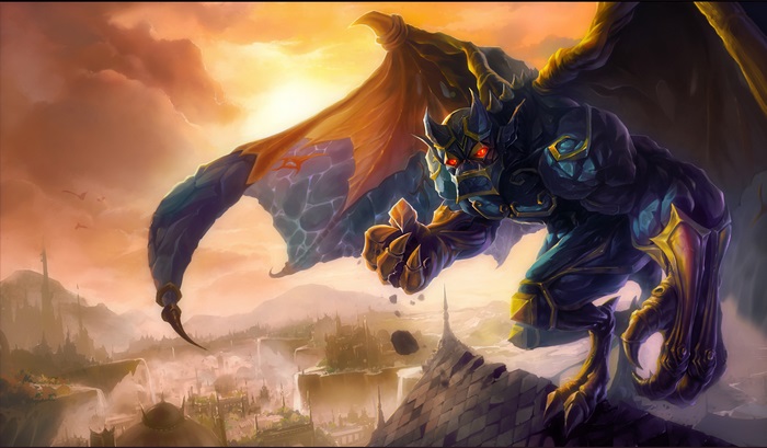 Gargoyle from League of Legends 4K