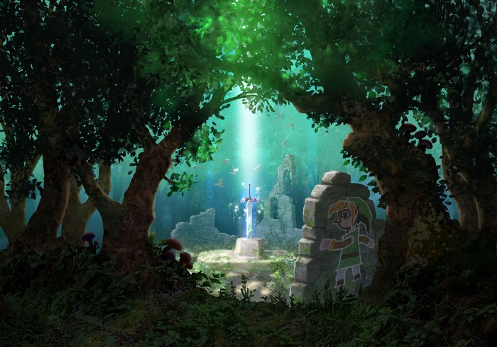 Legend of Zelda Sword in the Stone 4K