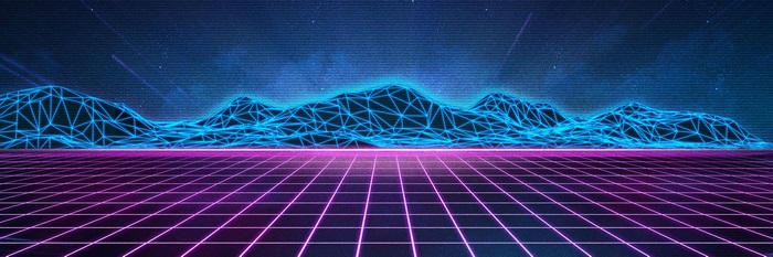 Retro Wave 4K Landscape