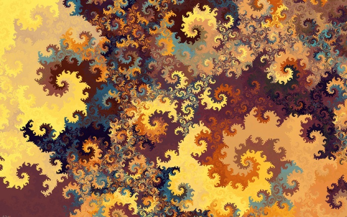 Vibrant 4K Fractal Swirling Patterns