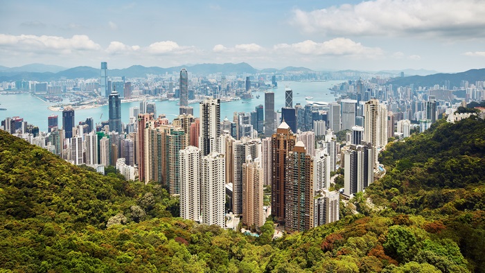 Hong Kong Skyline from Victoria Peak 4K
