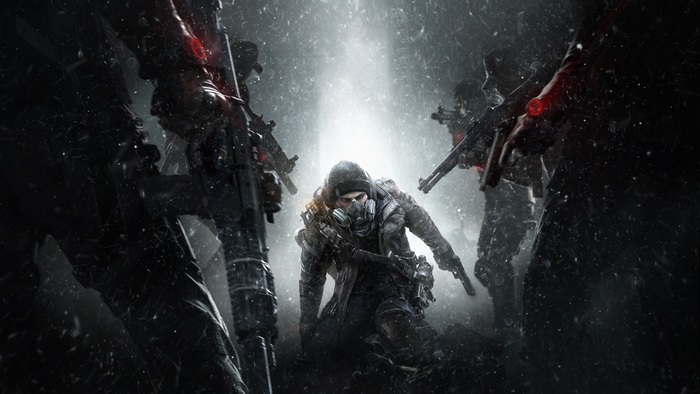 Man in gas mask from Tom Clancy's The Division