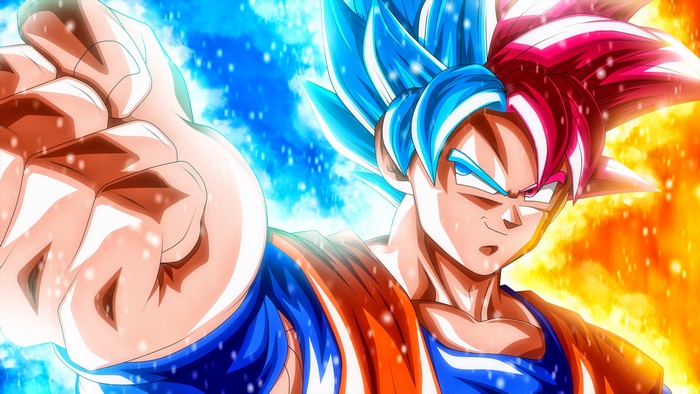 Goku in Dragon Ball Super 4K Power Pose