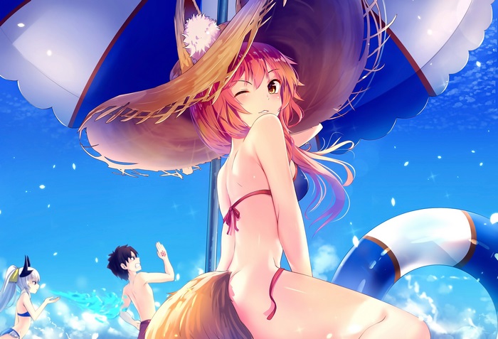 Fate/Grand Order 4K anime beach scene