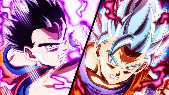 Goku and Vegeta from Dragon Ball Super 4K