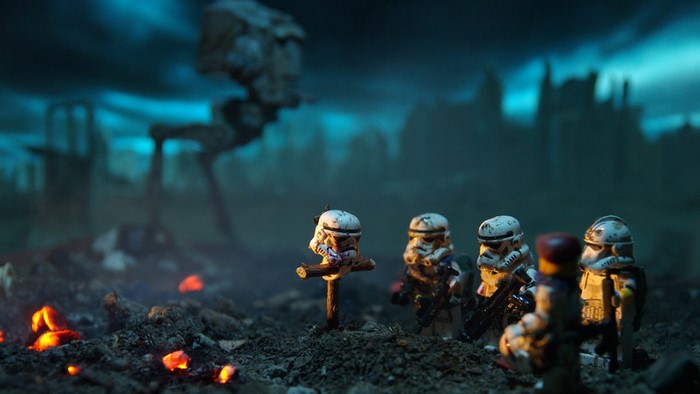 Lego Star Wars Stormtroopers on Battlefield