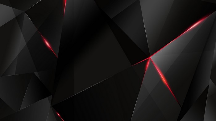 Abstract black and red geometric pattern