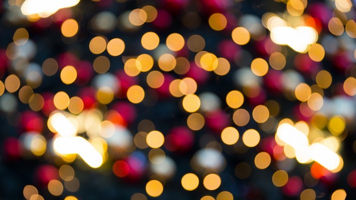 Abstract colorful lights bokeh blurred photography