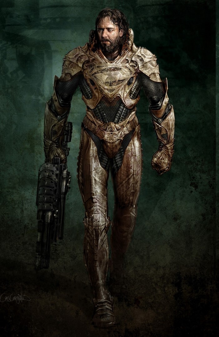 Concept art of Jor-El from Man of Steel