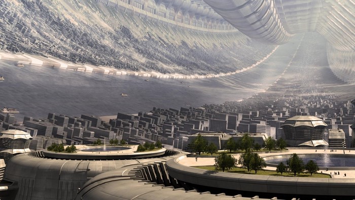 Mass Effect Citadel space station city