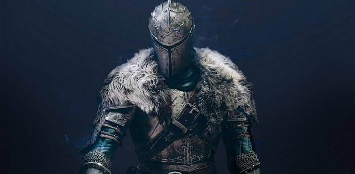 Knight in ornate armor from Dark Souls II