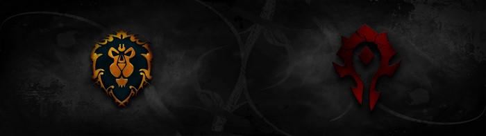 World of Warcraft Alliance and Horde symbols
