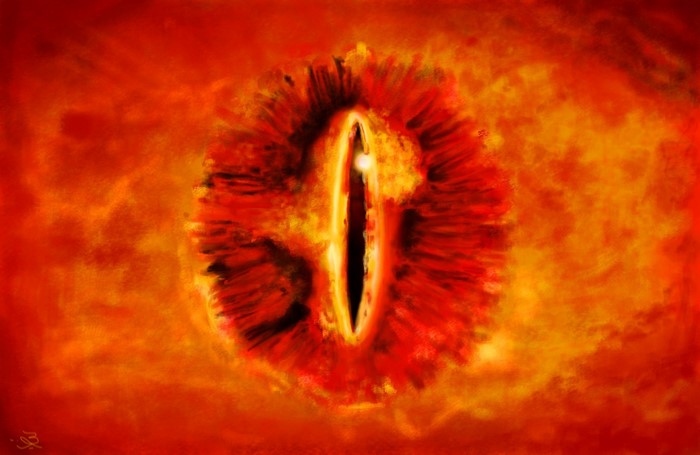 The Eye of Sauron from The Lord of the Rings