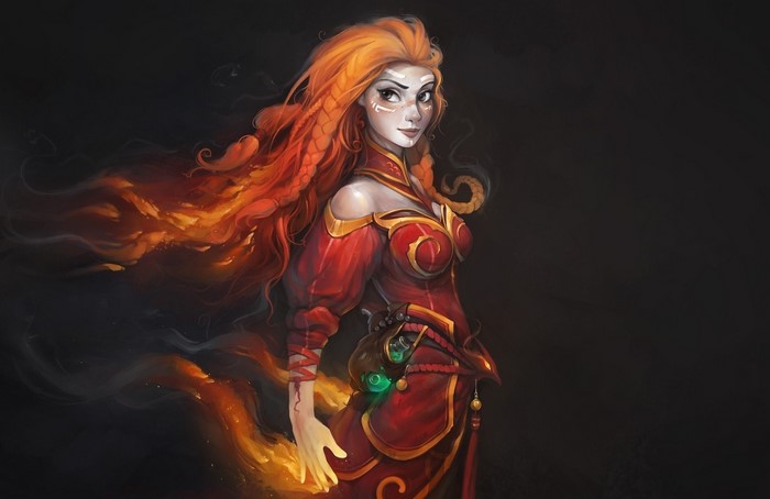 Lina from Dota 2
