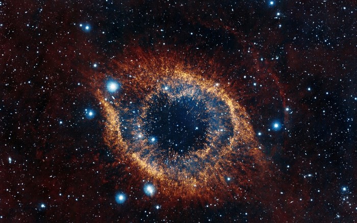 The Helix Nebula in deep space