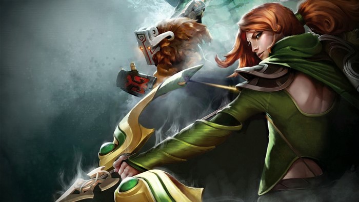 Windranger and Juggernaut from Dota 2