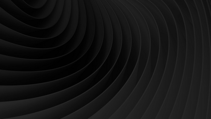 Black Abstract 3D Minimalist Lines