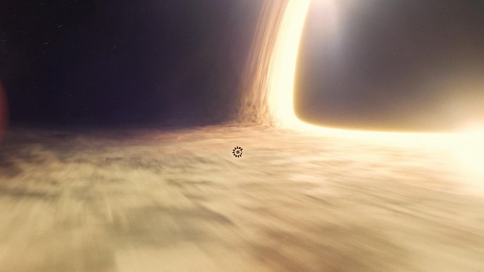 Interstellar movie black hole