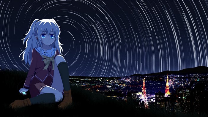 Tomori Nao from Charlotte under star trails