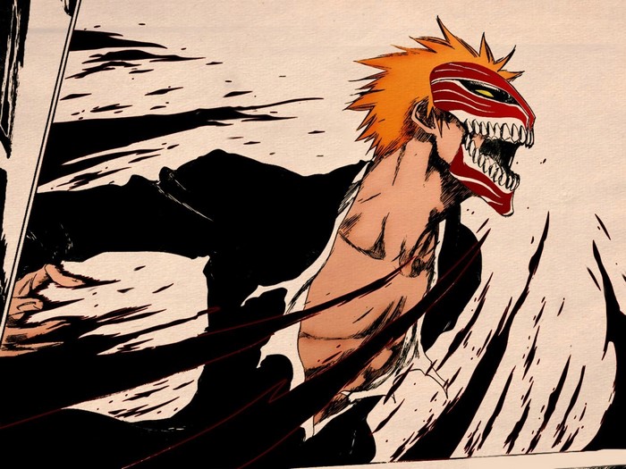 Ichigo Kurosaki in Hollow form from Bleach