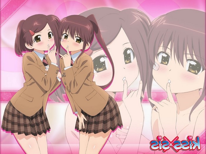 Riko and Ako Suminoe from Kiss x Sis