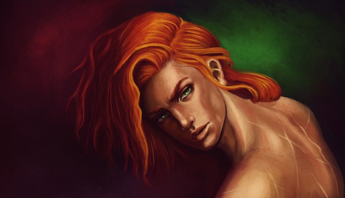 Kvothe from The Kingkiller Chronicle artwork