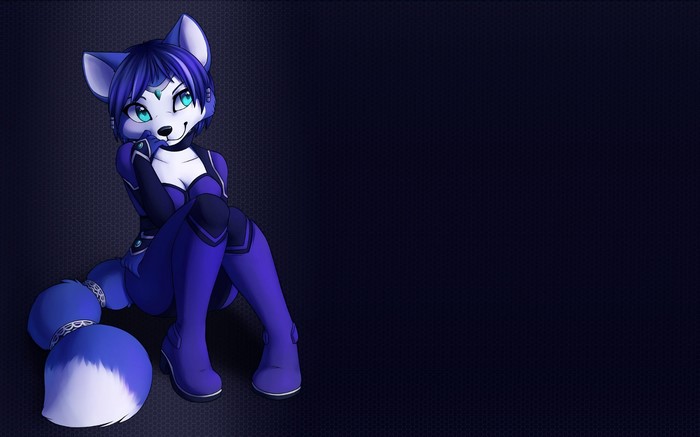 Krystal from Star Fox in Blue Outfit