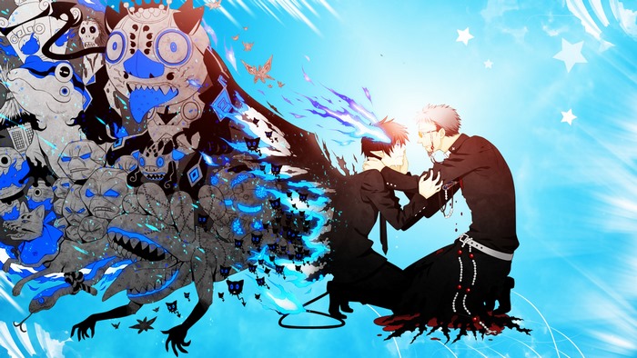 Okumura Rin and Yukio from Blue Exorcist