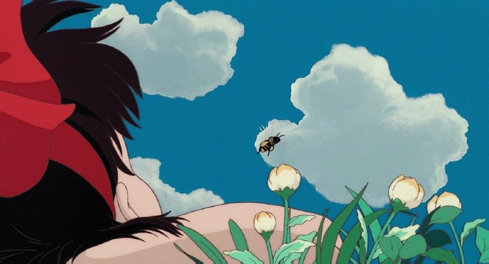 Kiki's Delivery Service: Kiki and a bee