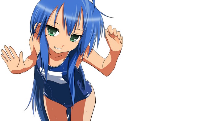 Konata Izumi from Lucky Star in a swimsuit