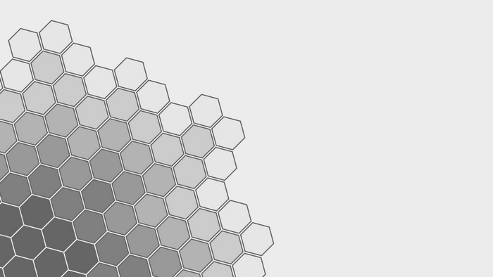 Monochrome Hexagonal Minimalist Geometry
