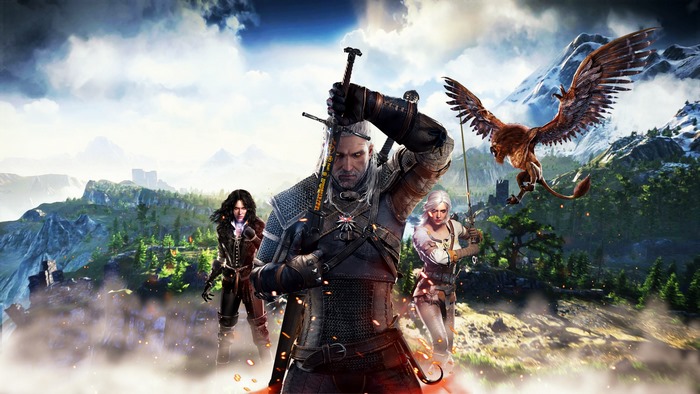 Geralt and companions from The Witcher 3: Wild Hunt