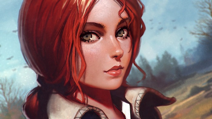 Triss Merigold from The Witcher by Ilya Kuvshinov