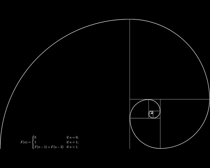 Fibonacci Sequence and Golden Ratio Spiral
