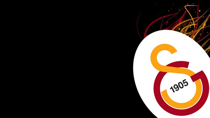 Galatasaray SK logo with abstract flames