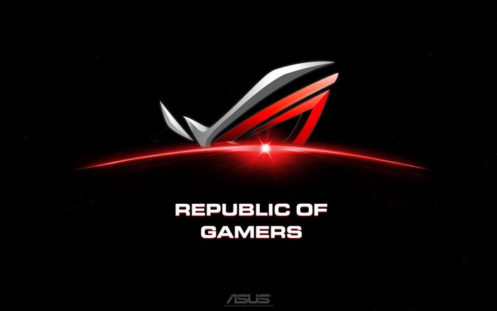 Republic of Gamers logo with ASUS