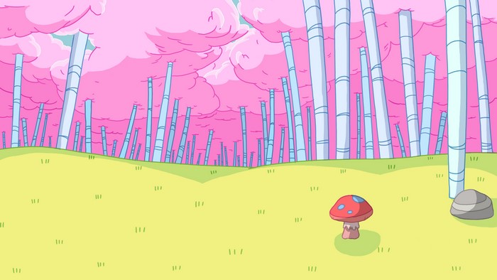 Adventure Time cartoon background