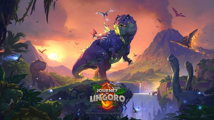 Hearthstone Journey to Un'Goro TCG Art