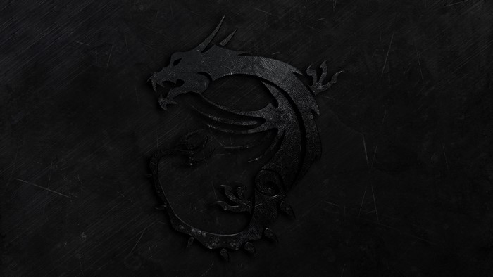 MSI Dragon Logo Dark Texture