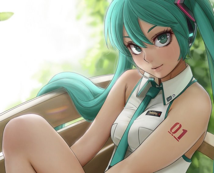 Hatsune Miku from Vocaloid
