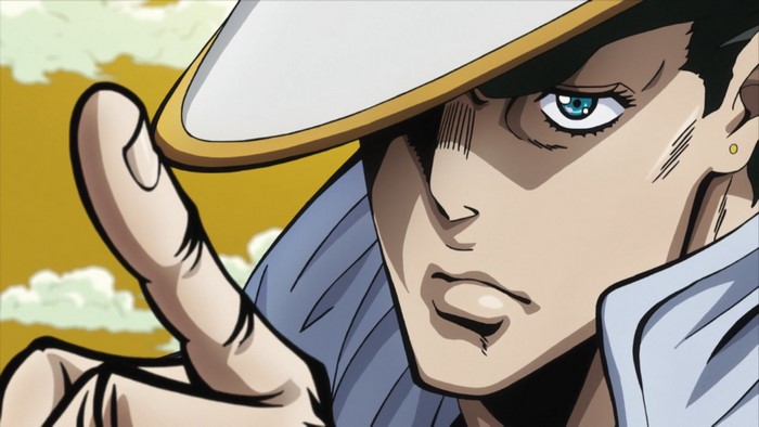 Jotaro Kujo from JoJo's Bizarre Adventure