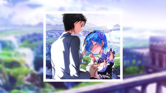 Rem and Natsuki Subaru from Re:Zero