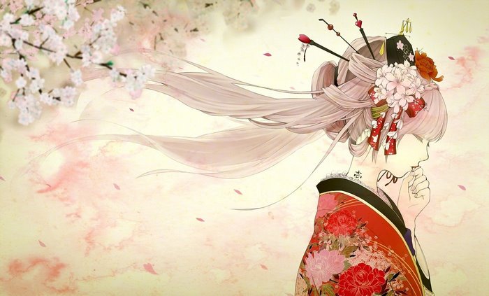 Sakura Miku in Kimono