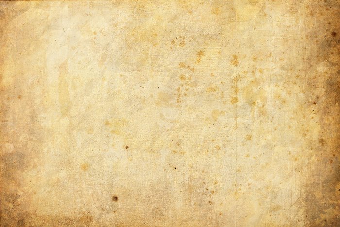 Old paper texture with stains and discoloration