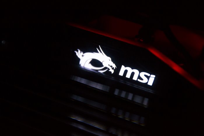 MSI gaming PC logo with dragon
