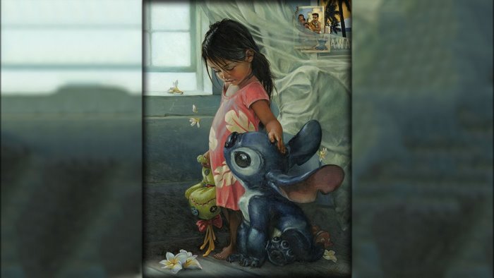 Lilo and Stitch Tender Moment