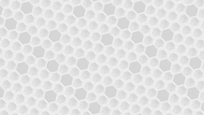 White Hexagonal Pattern Background
