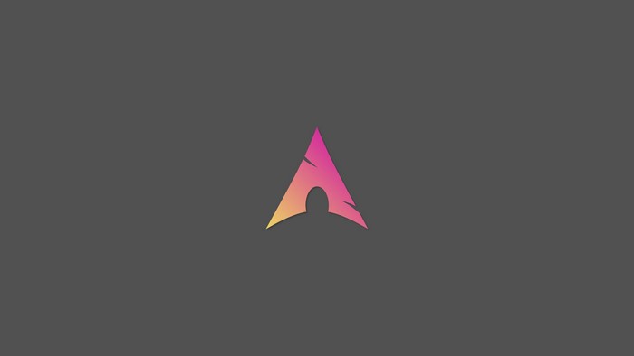 Arch Linux logo with gradient