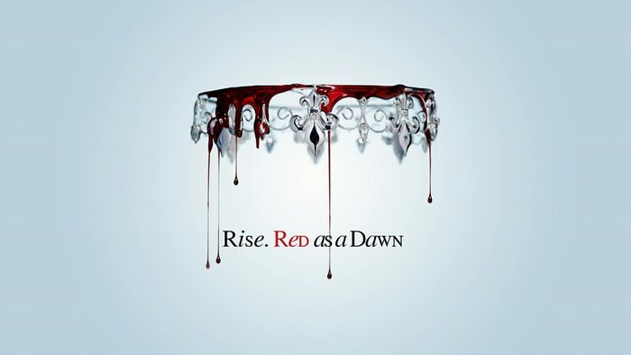 Crown dripping with blood with text